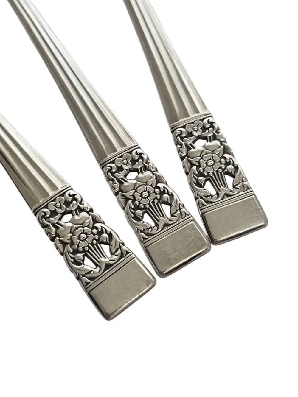 3 Oneida Coronation Spoons 6